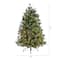 5ft. Pre-Lit Snowed Tipped Clermont Mixed Pine Artificial Christmas Tree, Clear Lights